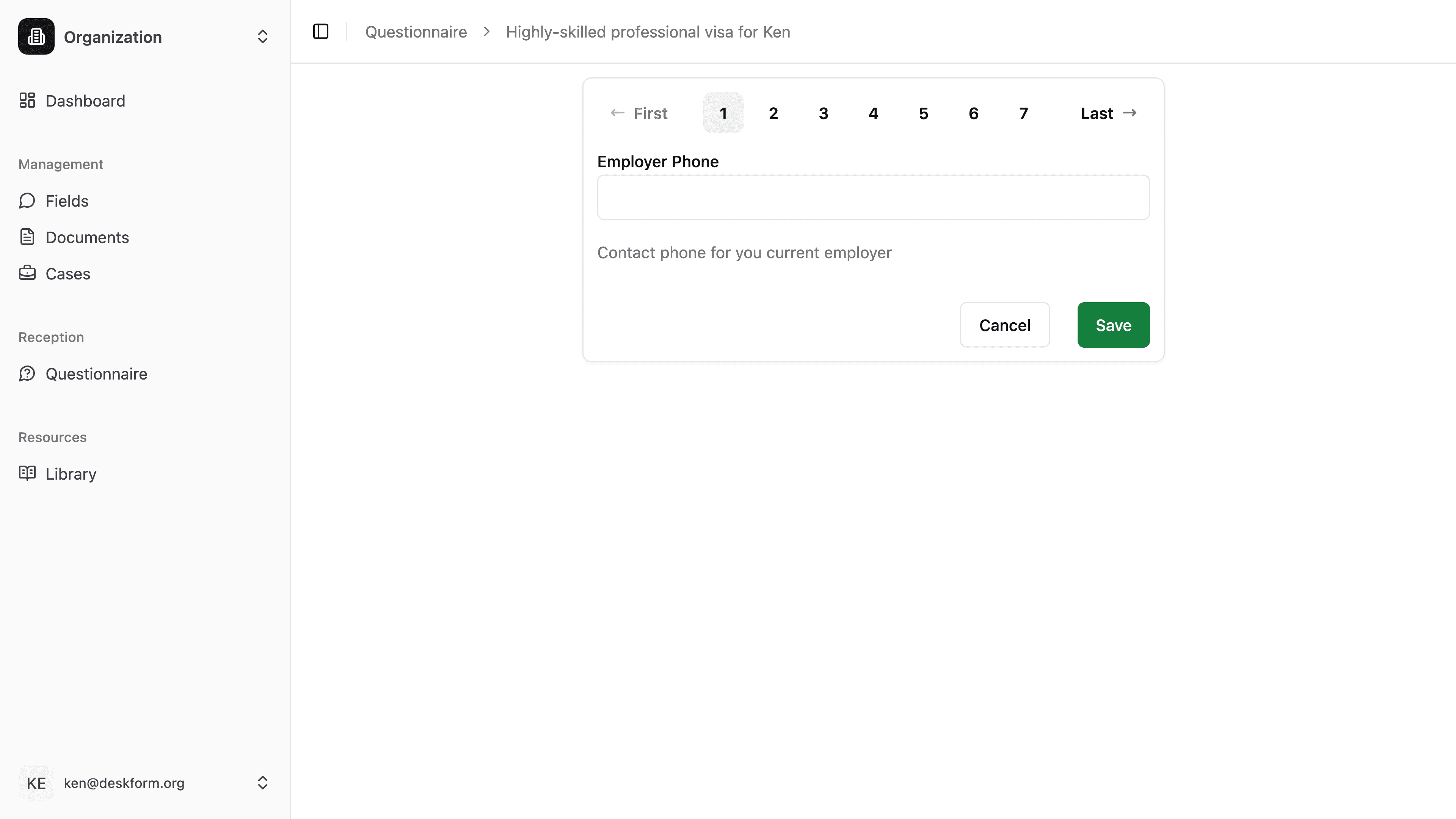 Automated Questionnaires
